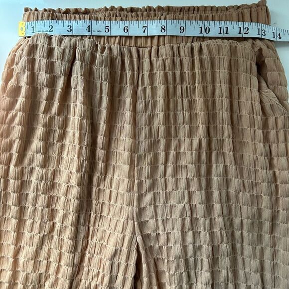 SHEIN Tan Pants and Off Shoulder Crop Top Set Size Large - Picture 14 of 14